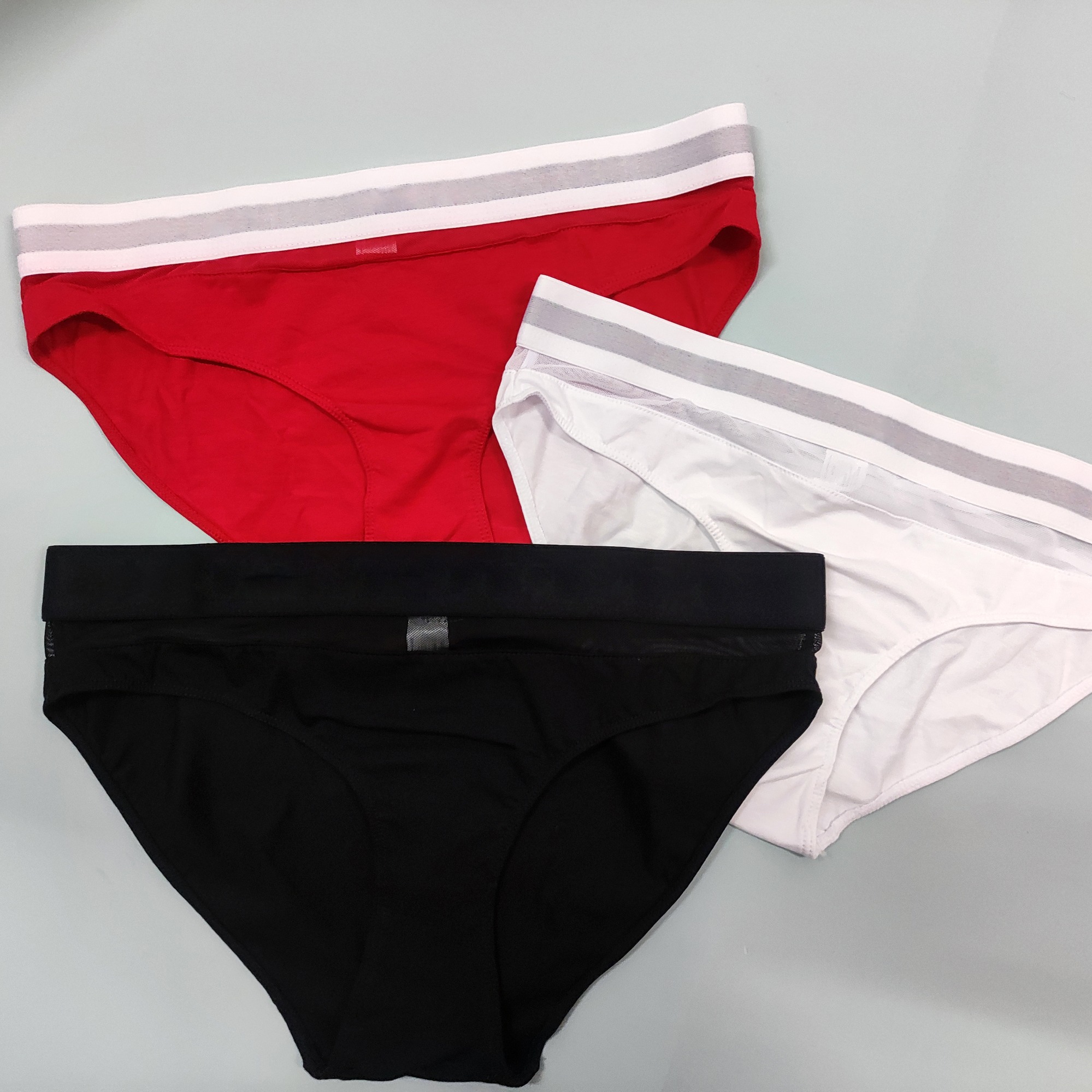 Moonker Underwear Women Women Underwear Briefs Fashion Elastic Comfortable  Printing Cotton Panties Red L